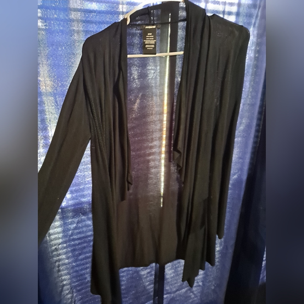 Black cardigan